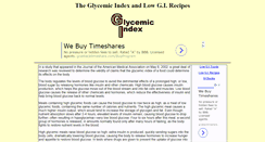 Desktop Screenshot of glycemicindex.ca